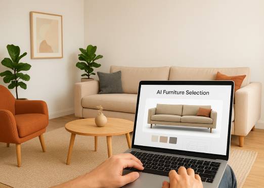 راهنمای انتخاب مبل با هوش مصنوعی