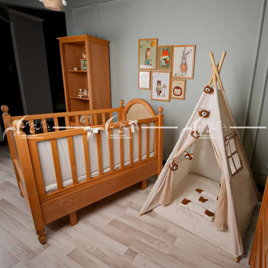 سرویس خواب نوزاد بلوط